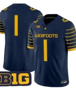 Team Jersey #1 Oregon Ducks 1916 Throwback 2026 Vapor Stitched