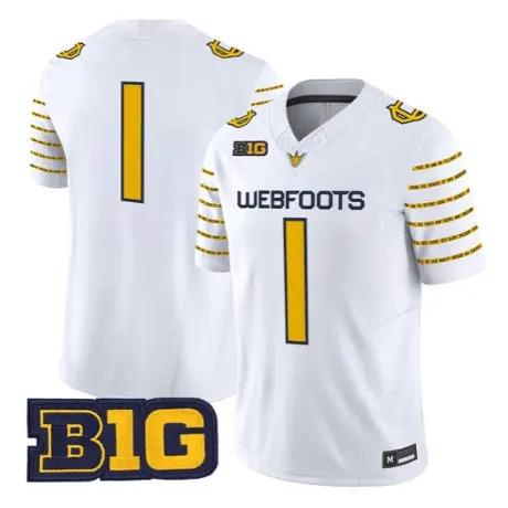 team-jersey-1-oregon-ducks-1916-throwback-2026-vapor-stitched-01 - Top Design Fan Team Jersey #1 Oregon Ducks 1916 Throwback 2026 Vapor Stitched