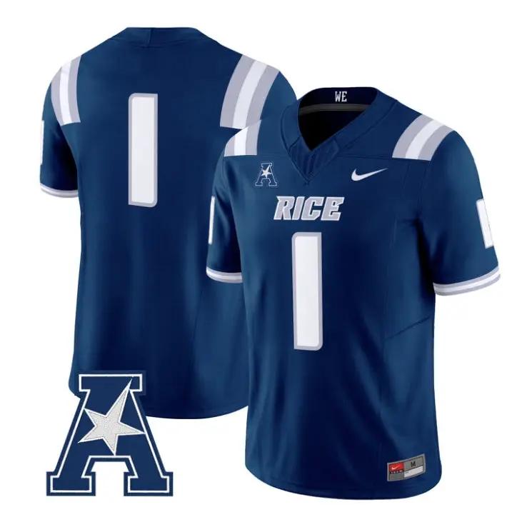 Team Jersey #1 Rice Owls 2026 Vapor Limited All Stitched