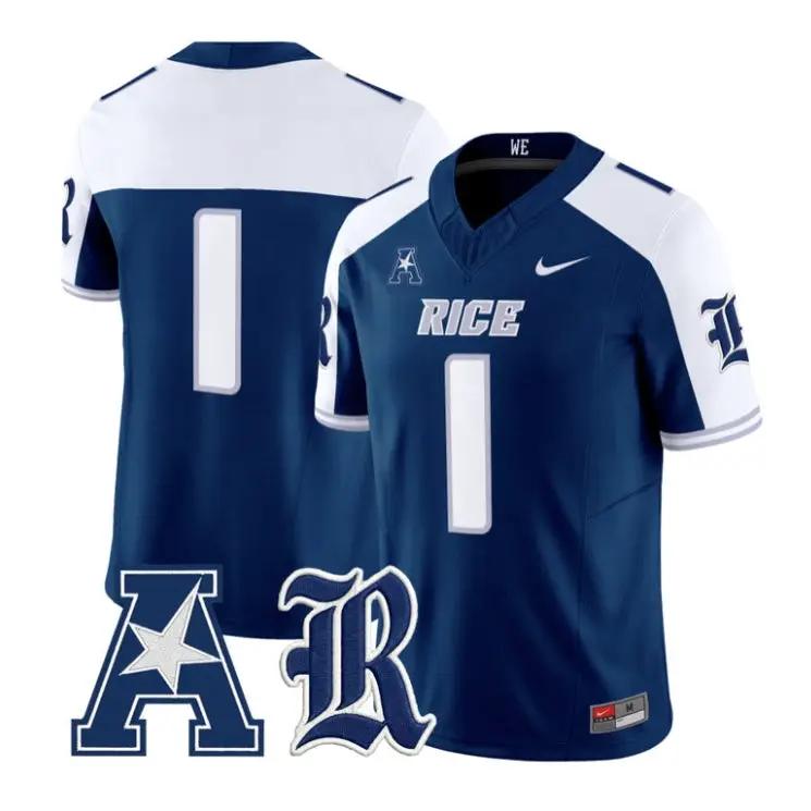 Team Jersey #1 Rice Owls 2026 Vapor Limited All Stitched