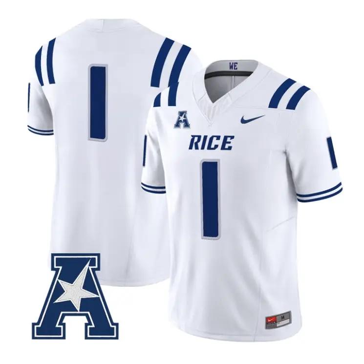 Team Jersey #1 Rice Owls 2026 Vapor Limited All Stitched