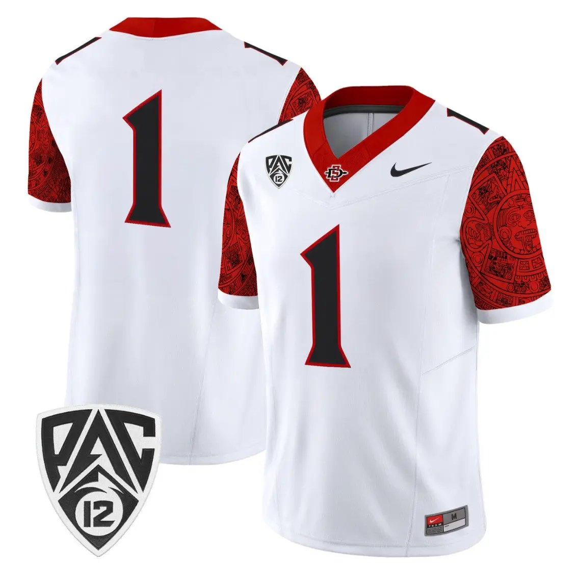 Team Jersey #1 San Diego State Aztecs 2026 Vapor Stitched by My Store NCAA Football Jerseys