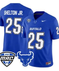 Terrance Shelton Jr Jersey #25 Buffalo Bulls 2026 Stitched