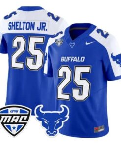 Terrance Shelton Jr Jersey #25 Buffalo Bulls 2026 Stitched