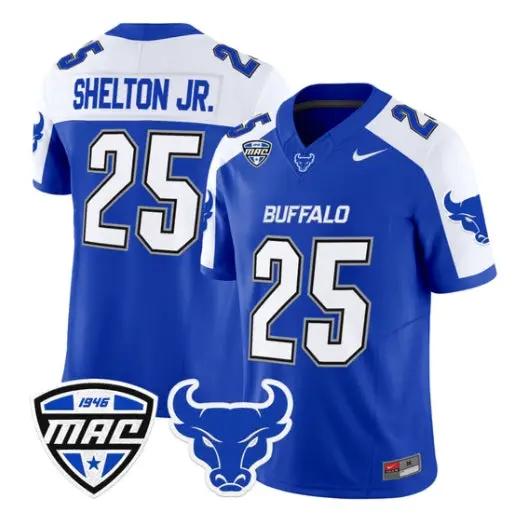 Terrance Shelton Jr Jersey #25 Buffalo Bulls 2026 Stitched