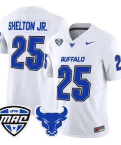 Terrance Shelton Jr Jersey #25 Buffalo Bulls 2026 Stitched