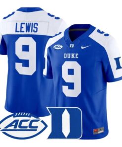 Thad Lewis Jersey #9 Duke Blue Devils 2026 Vapor Limited Stitched