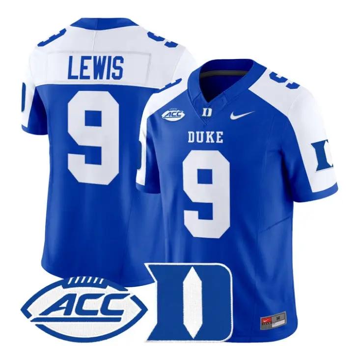 Thad Lewis Jersey #9 Duke Blue Devils 2026 Vapor Limited Stitched