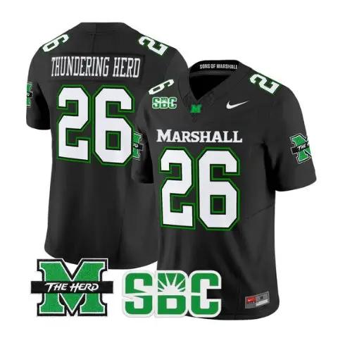 thundering-herd-jersey-26-marshall-thundering-herd-stitched-01 - Top Design Fan Thundering Herd Jersey #26 Marshall Thundering Herd Stitched