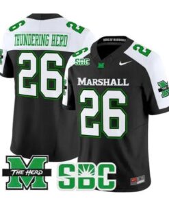 Thundering Herd Jersey #26 Marshall Thundering Herd Stitched