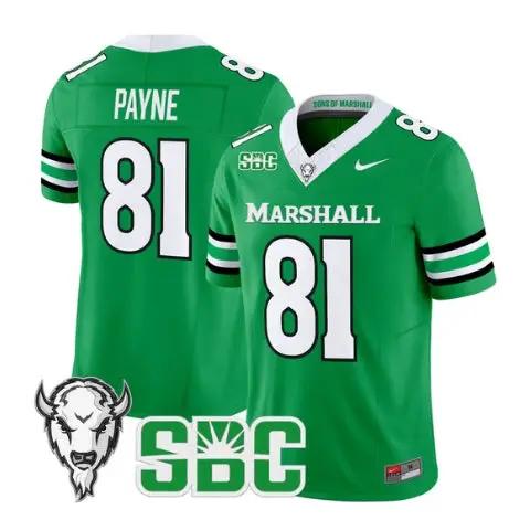 toby-payne-jersey-81-marshall-thundering-herd-all-stitched-03 - Top Design Fan Toby Payne Jersey #81 Marshall Thundering Herd All Stitched