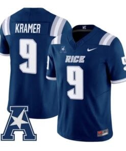 Tommy Kramer Jersey #9 Rice Owls 2026 Vapor Limited All Stitched