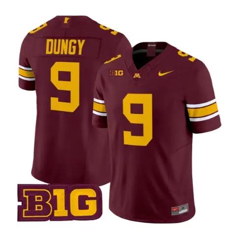 Tony Dungy Jersey #9 Minnesota Golden Gophers 2026 Stitched by My Store NCAA Football Jerseys