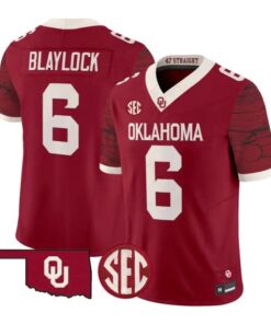 tory-blaylock-jesey-6-oklahoma-sooners-2026-rough-rider-vapor-stitched-01 - Top Design Fan Tory Blaylock Jesey #6 Oklahoma Sooners 2026 Rough Rider Vapor Stitched