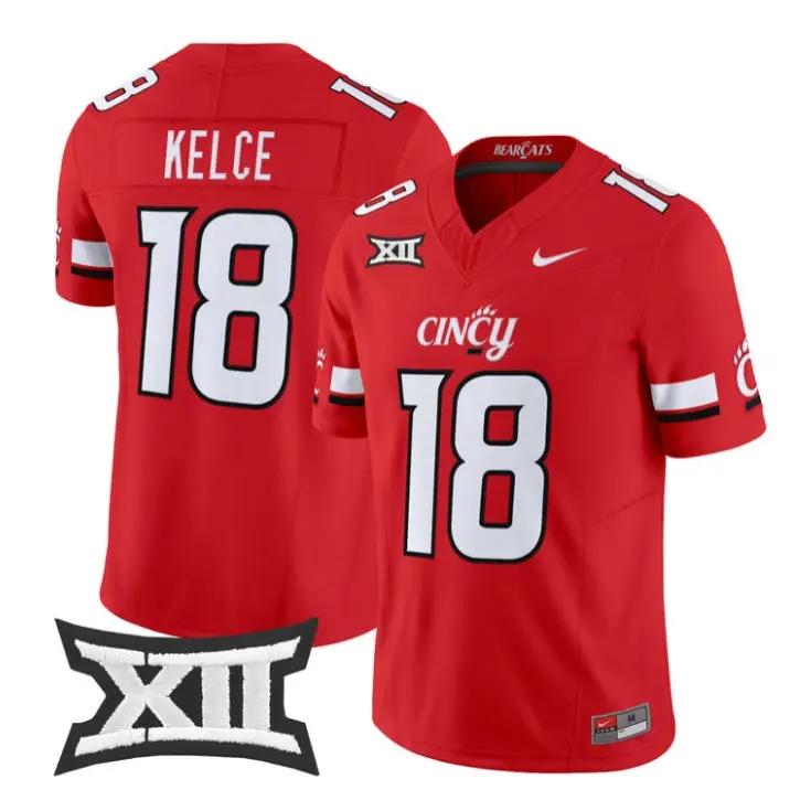 Travis Kelce Jersey #18 Cincinnati Bearcats 2026 Vapor Limited Stitched