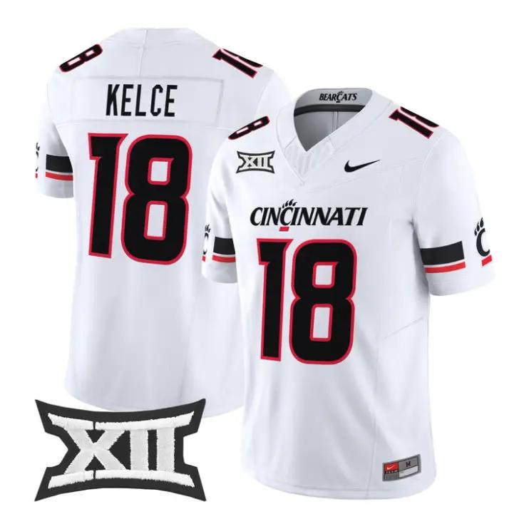 Travis Kelce Jersey #18 Cincinnati Bearcats 2026 Vapor Limited Stitched