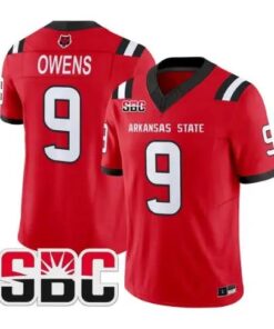 trey-owens-jersey-9-arkansas-state-red-wolves-2026-all-stitched-01 - Top Design Fan Trey Owens Jersey #9 Arkansas State Red Wolves 2026 All Stitched