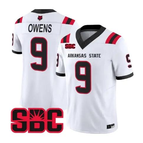 trey-owens-jersey-9-arkansas-state-red-wolves-2026-all-stitched-02 - Top Design Fan Trey Owens Jersey #9 Arkansas State Red Wolves 2026 All Stitched