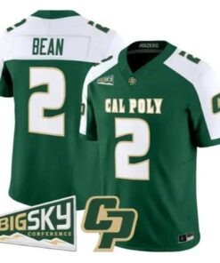 Troy Bean Jersey #2 Cal Poly Mustangs 2026 Vapor All Stitched