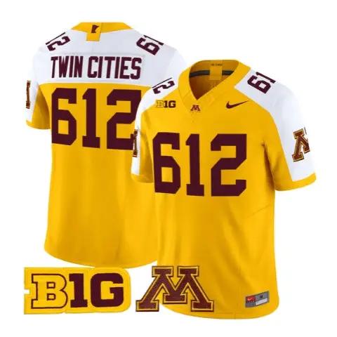 Twin Cities Jersey #612 Minnesota Golden Gophers 2026 Stitched