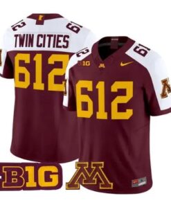 Twin Cities Jersey #612 Minnesota Golden Gophers 2026 Stitched