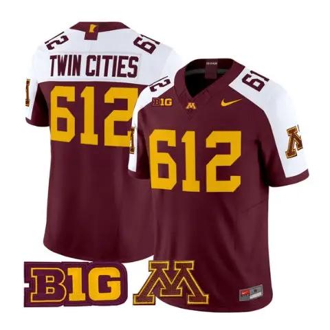 Twin Cities Jersey #612 Minnesota Golden Gophers 2026 Stitched