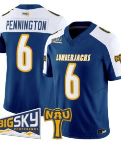 Ty Pennington Jersey #6 Northern Arizona Lumberjacks 2026 Vapor Stitched