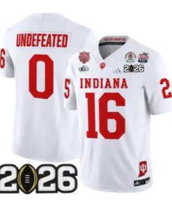 UNDEFEATED Jersey #16 Indiana Hoosiers Vapor Limited All Stitched White