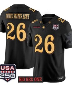 United States Army Jersey #26 Army Black Knights 2026 Vapor Limited All Stitched