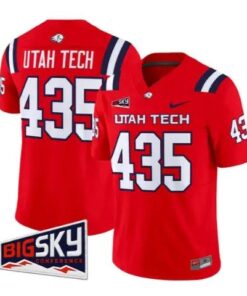 Utah Tech Jersey #435 Utah Tech Trailblazers 2026 All Stitched