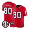 Vince Dooley Jersey #80 Georgia Bulldogs 1995 Throwback 2026 Vapor All Stitched - Top Design Fan Vince Dooley Jersey #80 Georgia Bulldogs 1995 Throwback 2026 Vapor All Stitched