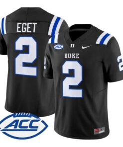 Walker Eget Jersey #2 Duke Blue Devils 2026 Vapor Limited Stitched