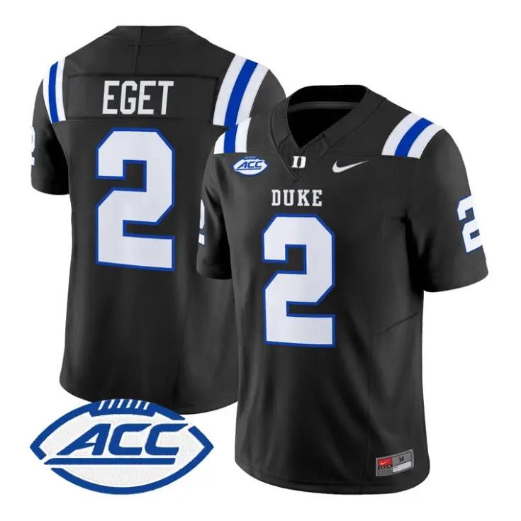 Walker Eget Jersey #2 Duke Blue Devils 2026 Vapor Limited Stitched