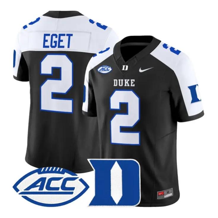 Walker Eget Jersey #2 Duke Blue Devils 2026 Vapor Limited Stitched