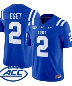 Walker Eget Jersey #2 Duke Blue Devils 2026 Vapor Limited Stitched