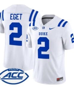 Walker Eget Jersey #2 Duke Blue Devils 2026 Vapor Limited Stitched