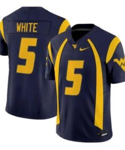 West Virginia Mountaineers Jersey 2026 Throwback Vapor Stitched Navy
