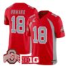 Will Howard Jersey #18 Ohio State Buckeyes 1990 Throwback 2026 Stitched - Top Design Fan Will Howard Jersey #18 Ohio State Buckeyes 1990 Throwback 2026 Stitched