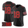 Will Howard Jersey #18 Ohio State Buckeyes Glitter Vapor All Stitched