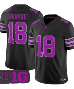 will-howard-jersey-18-ohio-state-buckeyes-glitter-vapor-all-stitched-03 - Top Design Fan Will Howard Jersey #18 Ohio State Buckeyes Glitter Vapor All Stitched