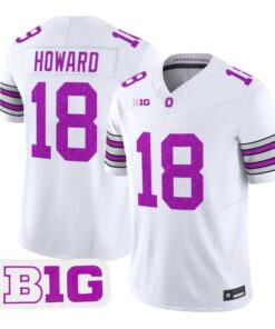 will-howard-jersey-18-ohio-state-buckeyes-glitter-vapor-all-stitched-04 - Top Design Fan Will Howard Jersey #18 Ohio State Buckeyes Glitter Vapor All Stitched