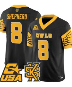 Xavier Shepherd Jersey #8 Kennesaw State Owls 2026 Limited Stitched