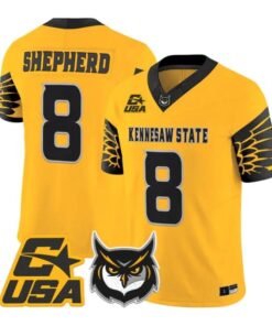 xavier-shepherd-jersey-8-kennesaw-state-owls-2026-limited-stitched-03 - Top Design Fan Xavier Shepherd Jersey #8 Kennesaw State Owls 2026 Limited Stitched