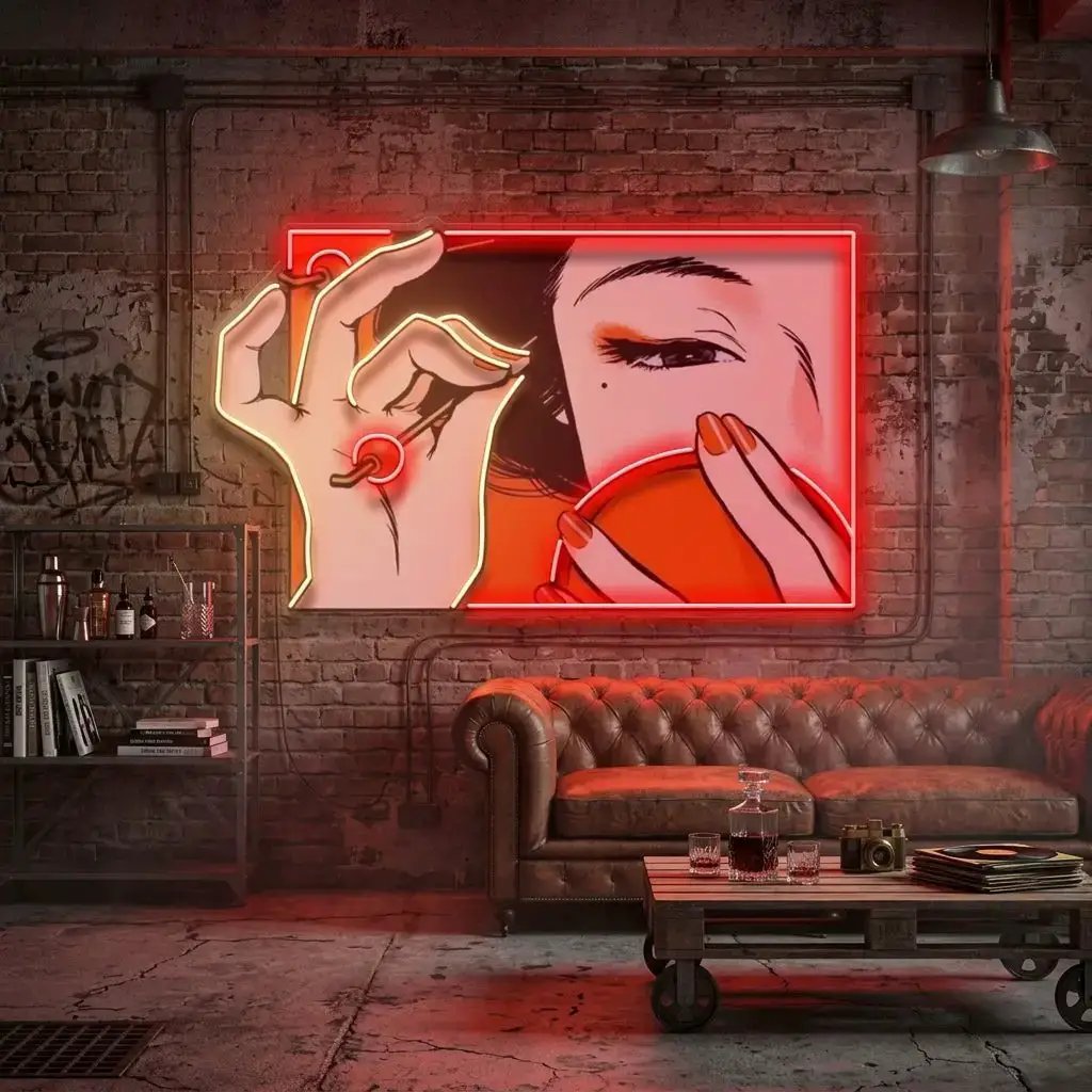 Geisha Girl LED Neon Sign Light Pop Art by VN339