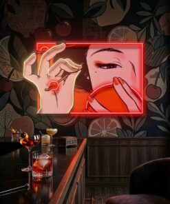 Geisha Girl LED Neon Sign Light Pop Art by VN339