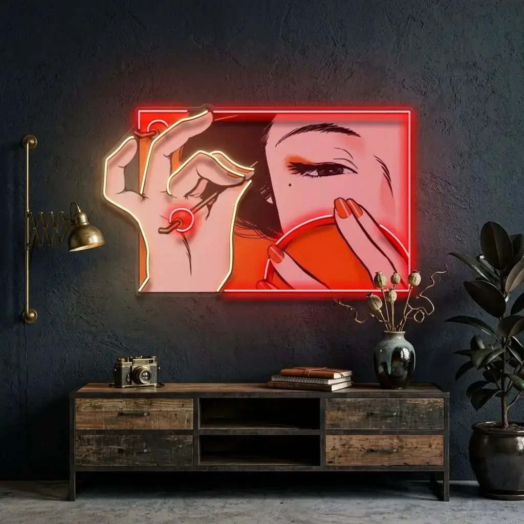 Geisha Girl LED Neon Sign Light Pop Art by VN339