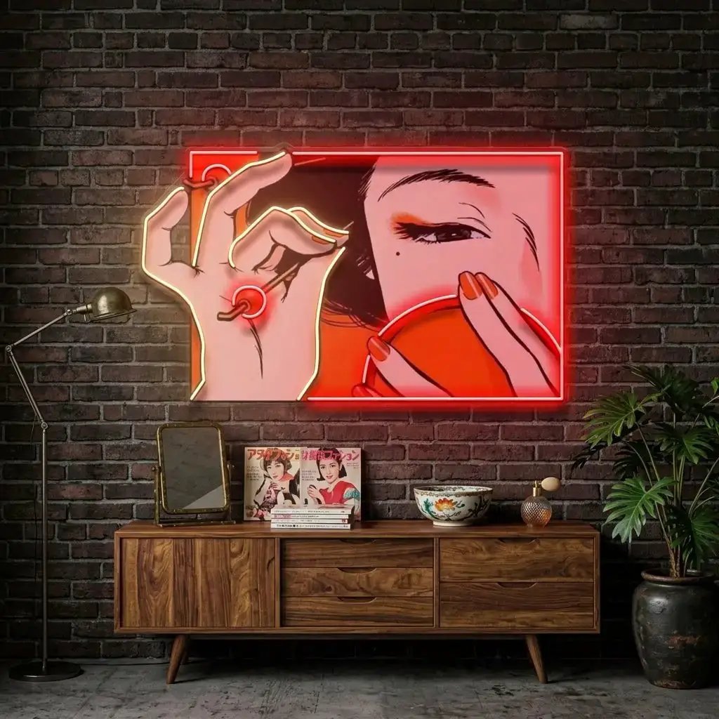 Geisha Girl LED Neon Sign Light Pop Art by VN339