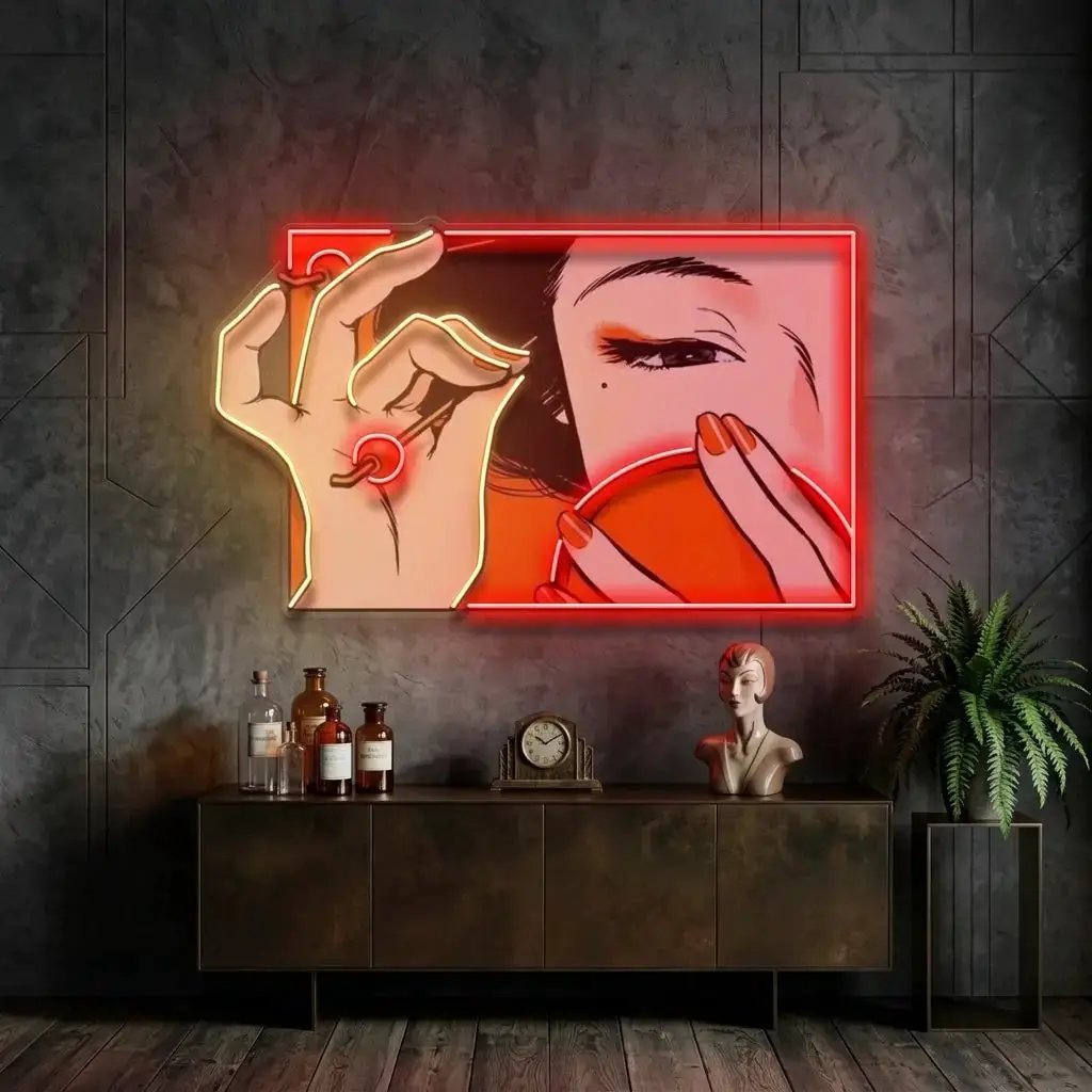 Geisha Girl LED Neon Sign Light Pop Art by VN339