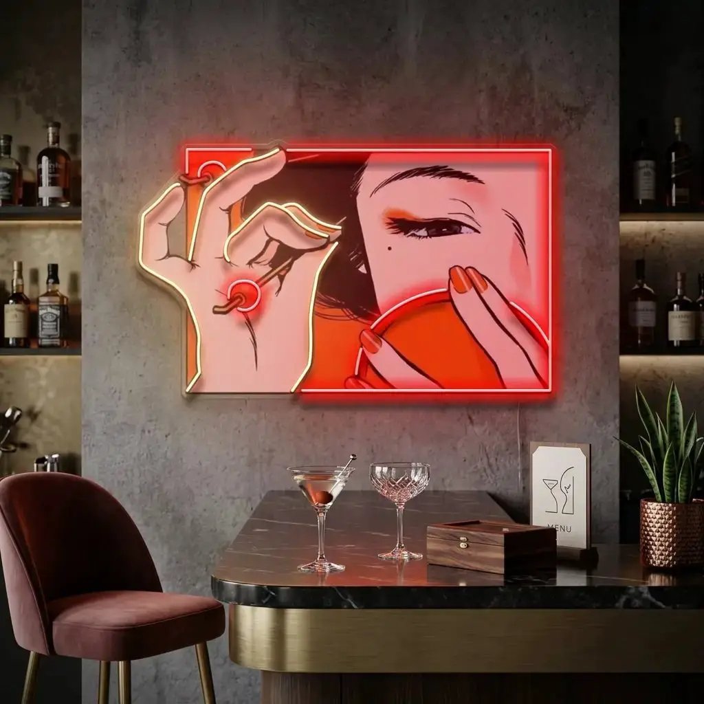 Geisha Girl LED Neon Sign Light Pop Art by VN339