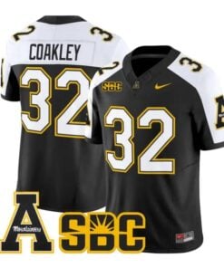 Dexter Coakley Jersey #32 App State Mountaineers 2026 Vapor Stitched by My Store NCAA Football Jerseys